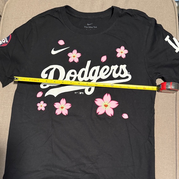 Nike Black Dodgers Tee Takashi Murakami MLB tour 2025 Ohtani - Picture 2 of 2